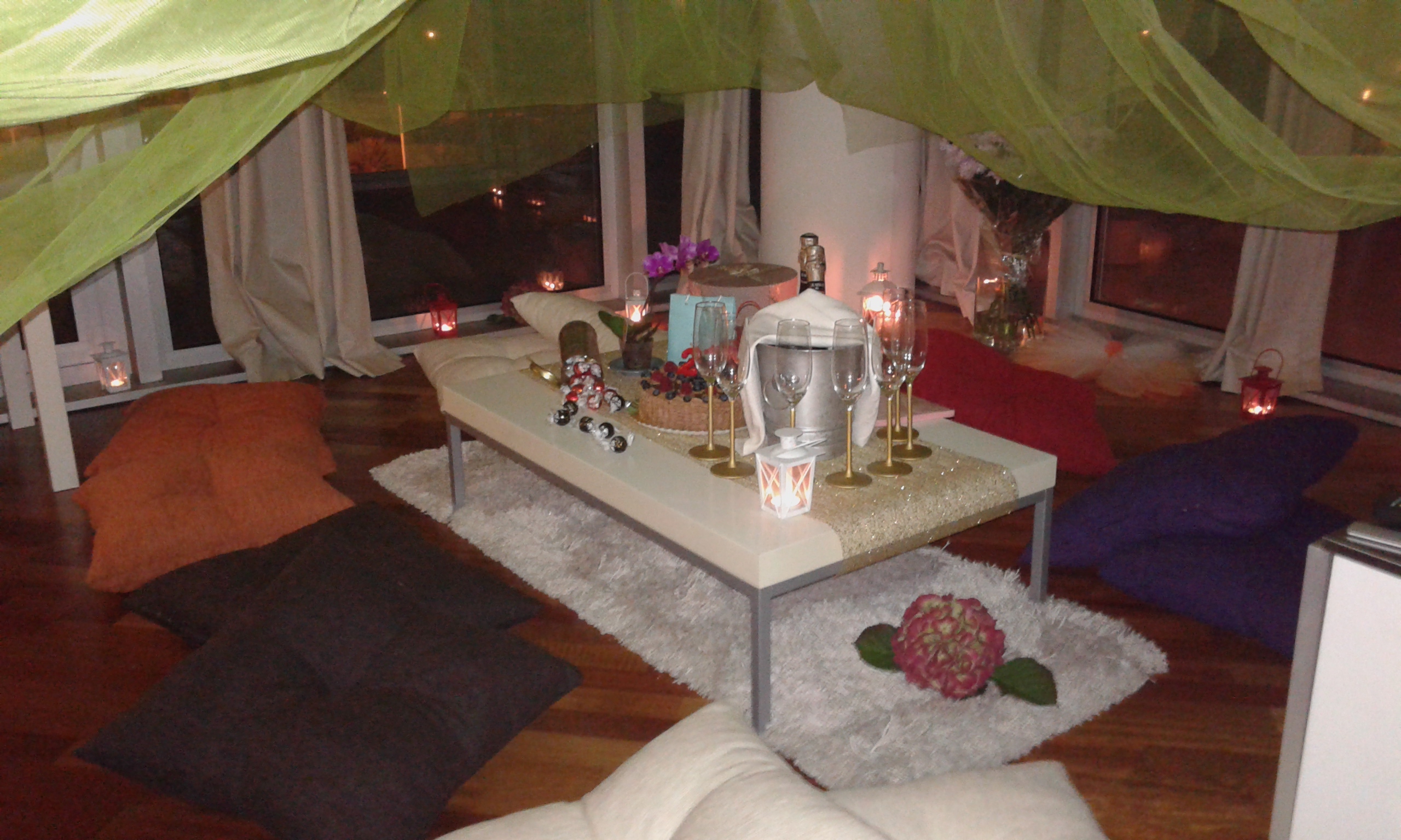Tulle decorations for parties
