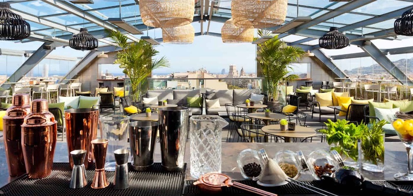 Rooftop bars Hotel Royal Barcelona